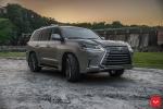 Lexus LX570 on Vossen Wheels (HF-3) (Nebula Gray Pearl) 2019 года